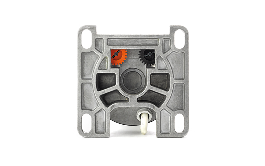 Moteur tubulaire pour portes Type 15 W, vue de face